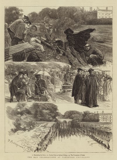 Las celebraciones de mayo en la Universidad de Cambridge de Theodore Blake Wirgman