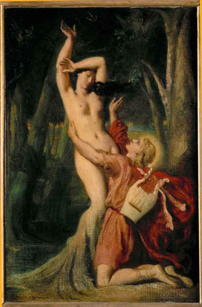 Apolo y Dafne ... de Théodore Chassériau