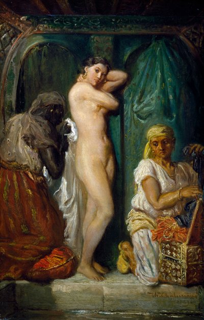 Baño en el Serrallo de Théodore Chassériau