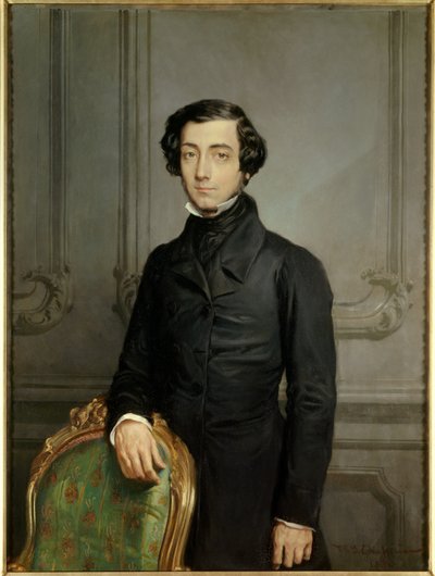 Retrato de Alexis Charles Henri Clerel de Tocqueville, Ministro de Asuntos Exteriores durante la Segunda República de Théodore Chassériau