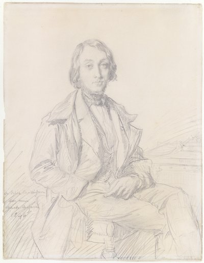 Retrato de Félix Ravaisson de Théodore Chassériau