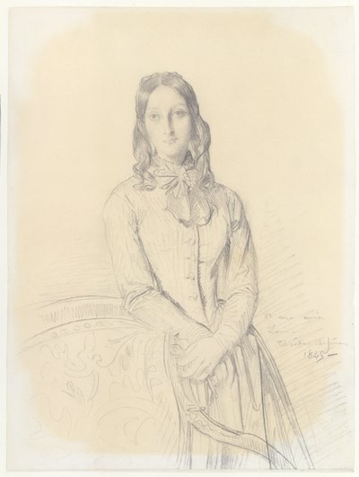 Retrato de la señora Gabrielle Marcotte de Quivières de Théodore Chassériau
