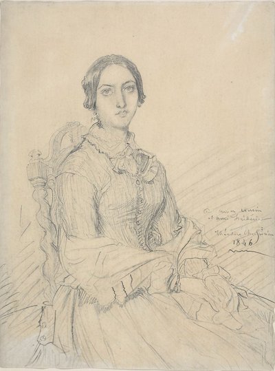 Retrato de la baronesa Chassériau de Théodore Chassériau