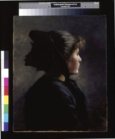 Chica de Múnich (óleo sobre lienzo) de Theodore Clement Steele