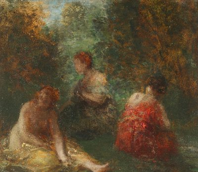 Los bañistas, c.1871-74 (óleo sobre lienzo) de Theodore Fantin Latour