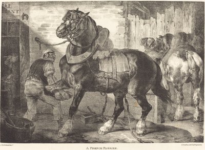 Un herrador francés de Theodore Gericault