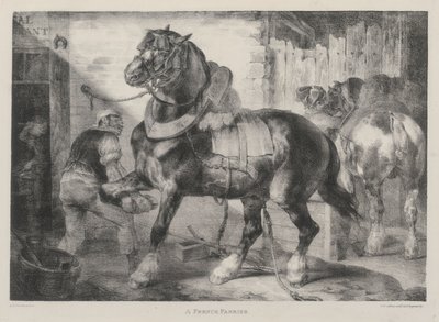 Un herrador francés de Theodore Gericault