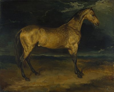 Un caballo asustado por un rayo, ca. 1814 de Theodore Gericault