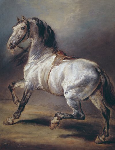 Estudio de un caballo de Theodore Gericault