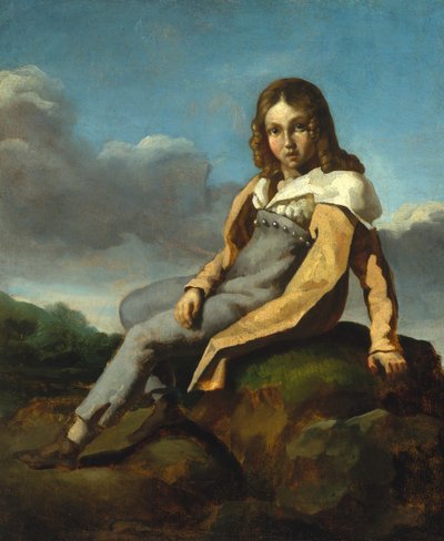 Alfred Dedreux como Niño de Theodore Gericault