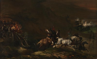 Artillería de avance de Theodore Gericault