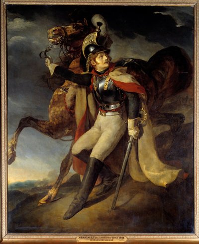 Barco herido dejando el fuego de Theodore Gericault