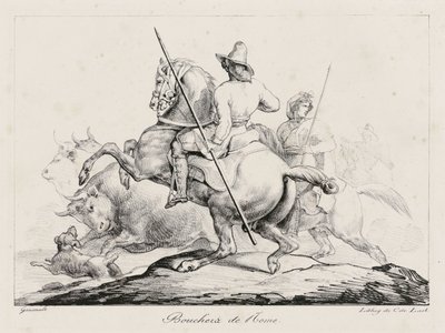 Carniceros de Roma (Roman Butchers) de Theodore Gericault