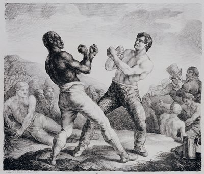 Boxeadores de Theodore Gericault