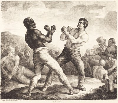 Boxeadores de Theodore Gericault
