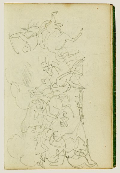 Batalla de caballería de Theodore Gericault