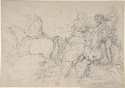 Cochetero y jinete de Theodore Gericault