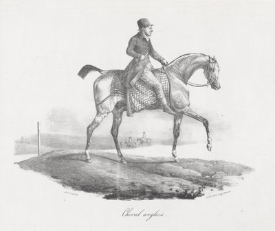 Caballo inglés (An English Horse) de Theodore Gericault