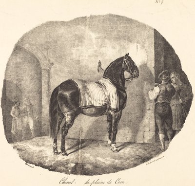 Caballo de la llanura de Caen de Theodore Gericault