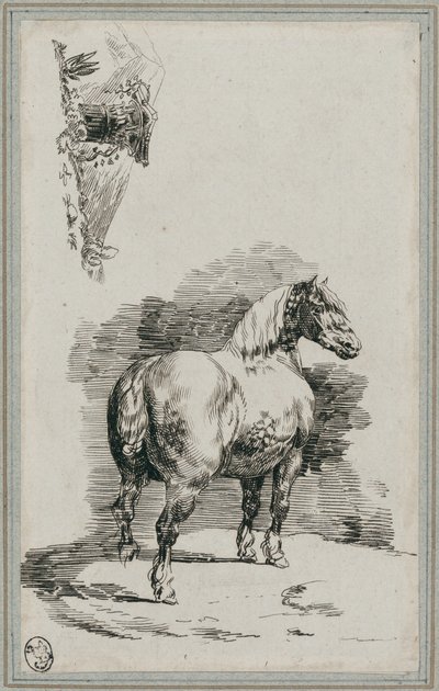 Caballo gris moteado (A Dapple-Gray Horse) de Theodore Gericault
