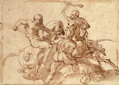 Combate con la muerte de Theodore Gericault