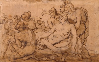 La muerte de Paris de Theodore Gericault