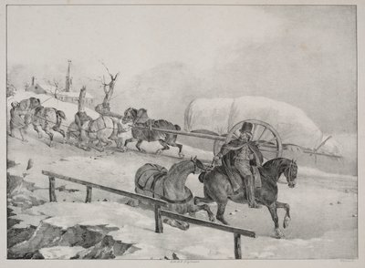 Cuatro temas diversos: Vagón subiendo una colina de Theodore Gericault