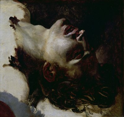 Cabeza de un joven muerto de Theodore Gericault