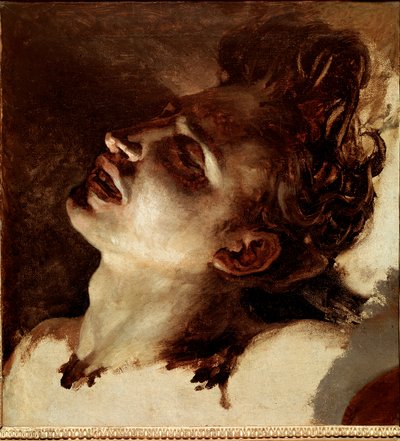 Cabeza de un joven muerto de Theodore Gericault