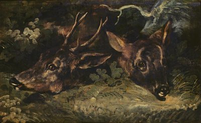 Cabezas de corzo, 1815 de Theodore Gericault