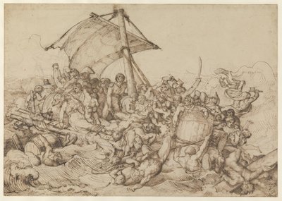 La balsa con los náufragos de la fragata «La Medusa» de Theodore Gericault