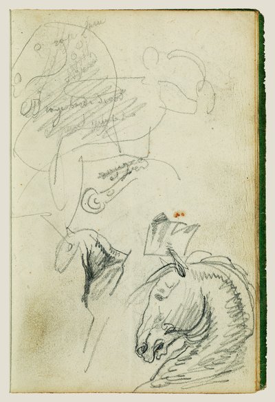 Estudios sobre caballos de Theodore Gericault