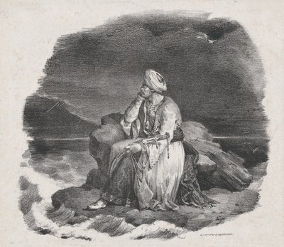 Sueño con ella en las olas rompientes, 1818 de Theodore Gericault