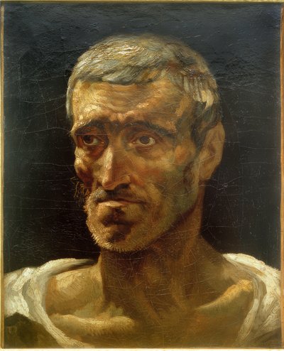 Cabeza de un Náufrago (Estudio) de Theodore Gericault