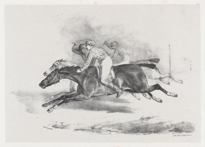 La Course (La carrera) de Theodore Gericault