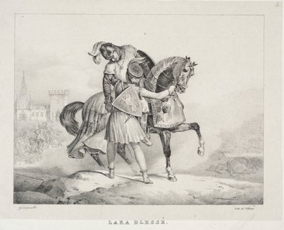 Lara Herido de Theodore Gericault
