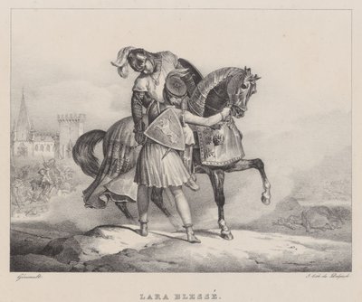Lara herida (Lara Wounded) de Theodore Gericault