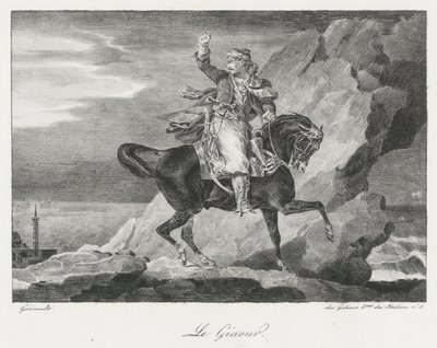 Le Giaour (El Giaour) de Theodore Gericault