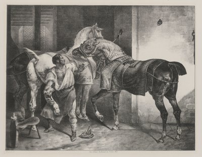 El herrador inglés (The English Farrier) de Theodore Gericault