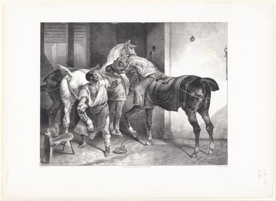 El herrador inglés (The English Farrier) de Theodore Gericault