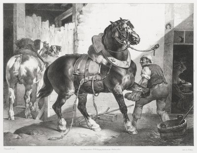 El herrero francés (The French Blacksmith) de Theodore Gericault