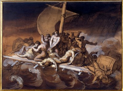 Le Radeau de la Méduse (estudio preparatorio) de Theodore Gericault