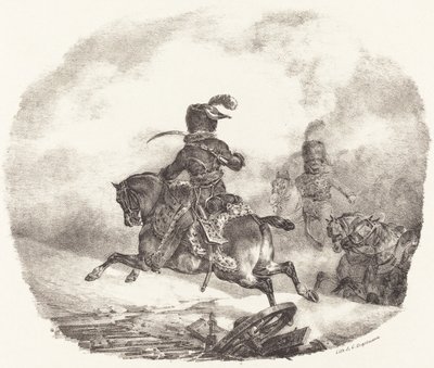 Oficial de artillería ligera de la guardia imperial de Theodore Gericault