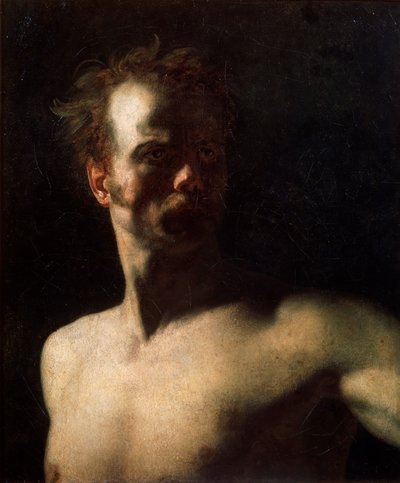 Estudio de desnudo, c. 1810-c. 1811 de Theodore Gericault