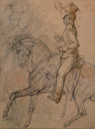 Oficial de los Lanceros Polacos de Theodore Gericault