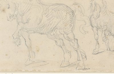 Estudios sobre caballos de Theodore Gericault