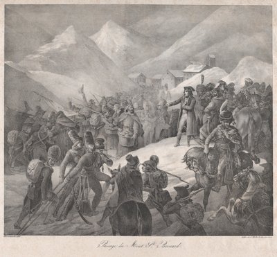 Travesía por el Monte San Bernardo de Theodore Gericault