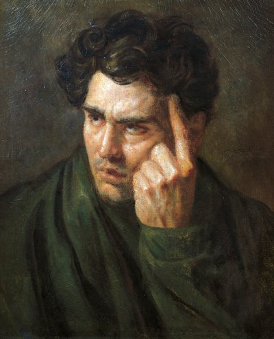 Retrato de Lord Byron, por Jean-Louis Theodore Gericault de Theodore Gericault