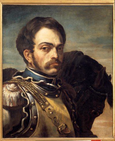 Retrato de un oficial de carabinieri de Theodore Gericault