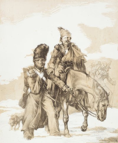 Regreso de Rusia. 1818 de Theodore Gericault